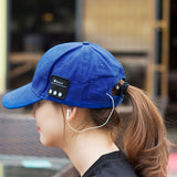 Bluetooth 3.0 Baseball Cap Music Speakers and Phone Mic