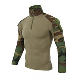 Breathable Tactical Hiking/Running Quarter Zip Long Sleeve Shirt