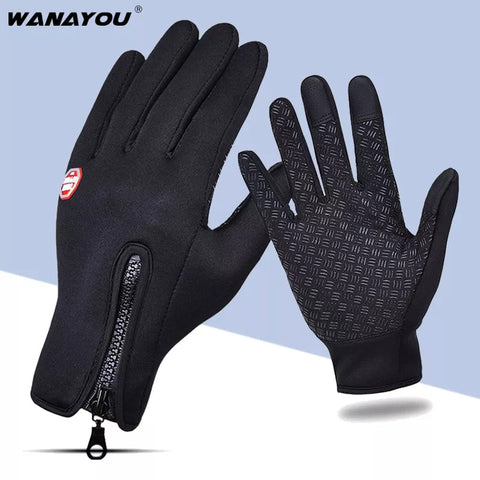 Waterproof Anti-slip Fleece Sports Gloves