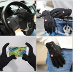 Waterproof Anti-slip Fleece Sports Gloves