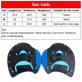 Webbed Glove Aquatic Adjustable Hand Paddles with Adjustable Hand Webbed Gloves Aquatic Fitness Workout Water Resistance Gloves Diving Gym Equipment