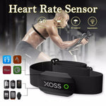 XOSS Dual Mode ANT Bluetooth Heart Rate Sensor With Adjustable Chest Strap + Heart Rate Monitor Fitness Tracker